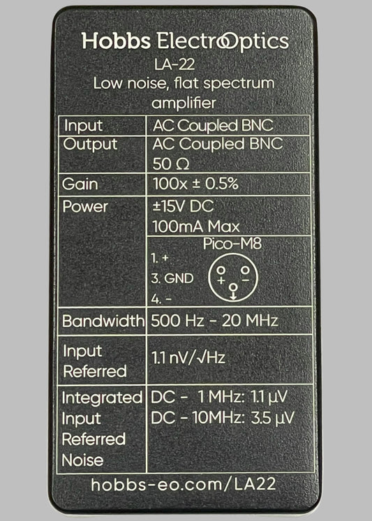 LA22 Lab Amplifier