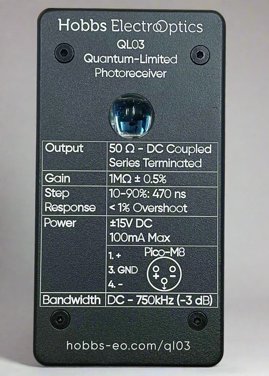 Face of QL03 photoreceiver